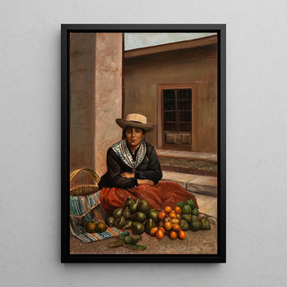 Reproduction of the painting Woman of Lima - Anonymous