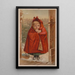 Little Red Riding Hood - Anonymous — framed artwork on a wall