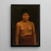 Girl of Lorenzo - Anonymous — framed artwork on a wall