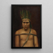 Indian Painting by Lorenzo - Anonymous — framed artwork on a wall
