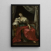 Lucrèce - Anonymous — framed artwork on a wall