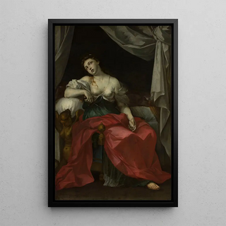 Lucrèce - Anonymous — framed artwork on a wall