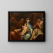 Madonna with Child, Saints, and Angels - Anonymous — framed artwork on a wall