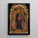 Reproduction of the painting Virgin with angels and saints - Anonymous