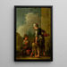 Servante with children carrying fruits - Anonymous — framed artwork on a wall