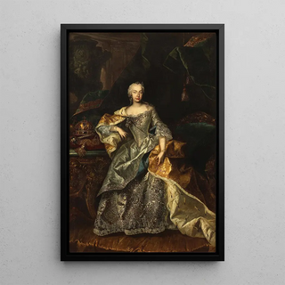 Reproduction of the painting Marie-Thérèse as Queen of Hungary - Anonymous