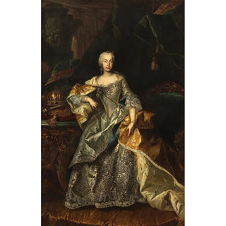 Reproduction of the painting Marie-Thérèse as Queen of Hungary - Anonymous