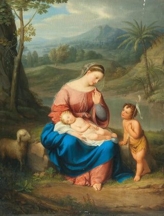 Marie with Jesus and John - Anonymous — artwork view
