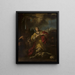 Martyrdom of Saint Martin - Anonymous — framed artwork on a wall