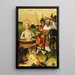 Martyrdom of Saint John the Evangelist - Anonymous — framed artwork on a wall