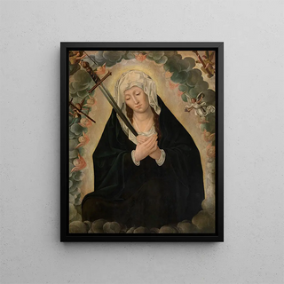 Notre-Dame des Douleurs - Anonymous — framed artwork on a wall