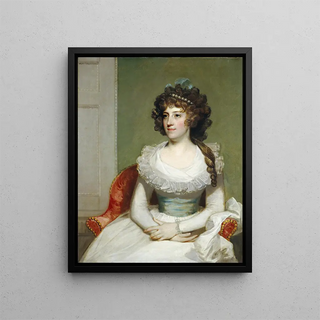 Matilda Caroline Cruger - Anonymous — framed artwork on a wall
