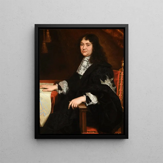 Michel Le Tellier marquis de Louvois - Anonymous — framed artwork on a wall