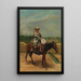 Woman with Milk - Anonymous — framed artwork on a wall