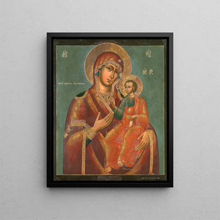 Mother of God of Iviron - Anonymous — framed artwork on a wall