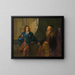 Scene from the Old Testament: Solomon and King David - Anonymous — framed artwork on a wall