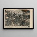 Our army attacking Port Arthur from the rear - Anonymous — framed artwork on a wall