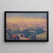 View of a Middle Eastern city - Anonymous — framed artwork on a wall