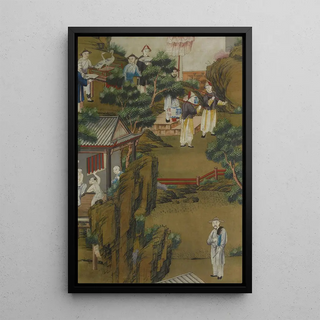 Chinese Painting - Anonymous — framed artwork on a wall