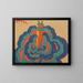 Pélargonium - Anonymous — framed artwork on a wall