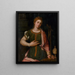 Marie-Madeleine pénitente - Anonyme — framed artwork on a wall