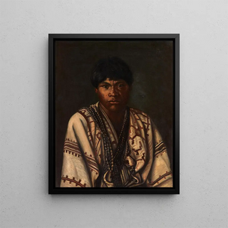 Piro Boy - Anonymous — framed artwork on a wall