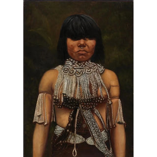 Reproduction of the painting Girl Piro - Anonymous