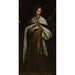 Portrait painting of Agnese, wife of Pietro II - Anonymous — artwork view