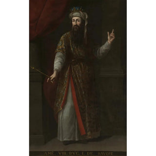 Portrait Painting of Amedeo VIII - Anonymous — artwork view
