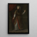 Portrait Painting of Amedeo VIII - Anonymous — framed artwork on a wall