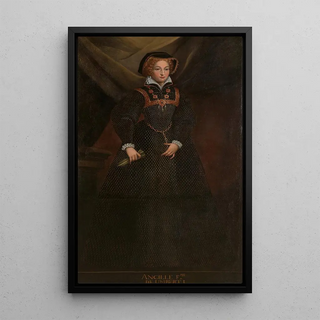 Reproduction of the painting Portrait of Ancilla, wife of Umberto I - Anonymous