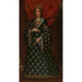 Reproduction of the painting Portrait of Bona de Berry, wife of Amedeo VII - Anonymous
