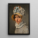 Reproduction of the painting Portrait of a lady probably the Roman model Maddalena - Anonymous