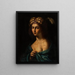 Portrait of a Lady - Anonymous — framed artwork on a wall