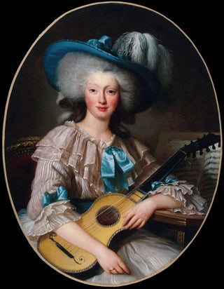Portrait painting of Félicité-Louise de Frézals 1765-1854 née Esmangard de Beauval lady-in-waiting to Marie-Antoinette - Anonymous — artwork view