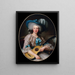 Portrait painting of Félicité-Louise de Frézals 1765-1854 née Esmangard de Beauval lady-in-waiting to Marie-Antoinette - Anonymous — framed artwork on a wall