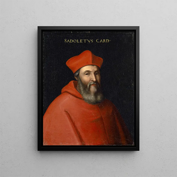 Portrait of Jacopo Sadoleto - Anonymous — framed artwork on a wall