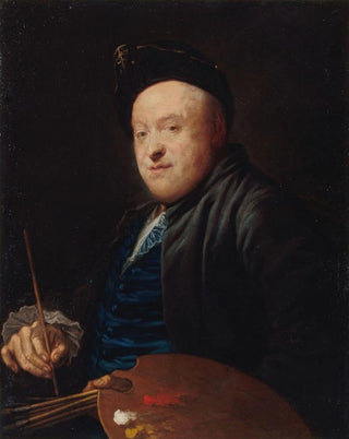 Portrait of the painter Étienne Jeaurat 1699-1789 - Anonymous — artwork view