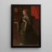 Portrait of Adelaide of Susa, wife of Oddone - Anonymous — framed artwork on a wall