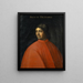 Portrait of Angelo Poliziano - Anonymous — framed artwork on a wall