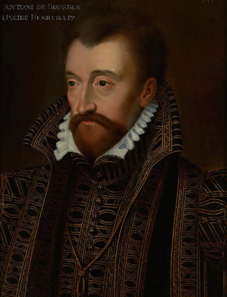 Portrait of Antoine de Bourbon 1518-1562 King of Navarre - Anonymous — artwork view
