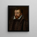 Portrait of Antoine de Bourbon 1518-1562 King of Navarre - Anonymous — framed artwork on a wall
