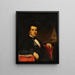 Portrait of Captain William J. Ferrell - Anonymous — framed artwork on a wall