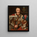 Portrait painting of Félix Tyszkiewicz, Leliwa - Anonymous — framed artwork on a wall