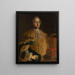 Portrait of François I Étienne de Lorraine - Anonymous — framed artwork on a wall