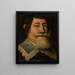 Portrait painting of Francisco de Andrade Leitão 1585-1655 Portuguese ambassador to The Hague - Anonymous — framed artwork on a wall