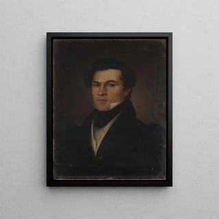 Portrait of Franciszek Ksawery Andrychewicz - Anonymous — framed artwork on a wall
