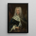 Portrait of Frederick I 1676-1751 King of Sweden in 1720-1751 - Anonymous — framed artwork on a wall