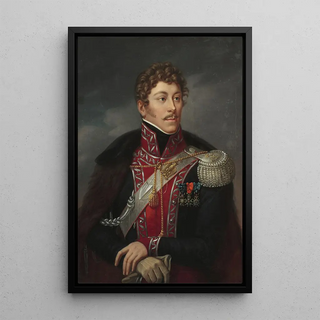 Portrait of Jan Leon Hipolit Kozietulski - Anonymous — artwork view