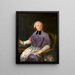 Portrait Painting of Jean Auguste de Chastenet de Puységur - Anonymous — framed artwork on a wall